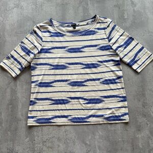 J. Crew Boatneck Graphic Tee, 100% Cotton, Size Small